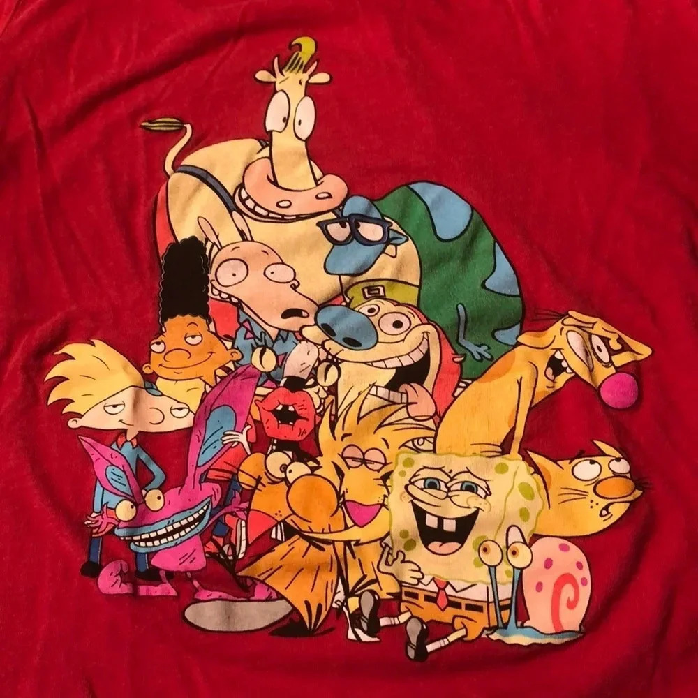 nickelodeon cartoon characters shirt